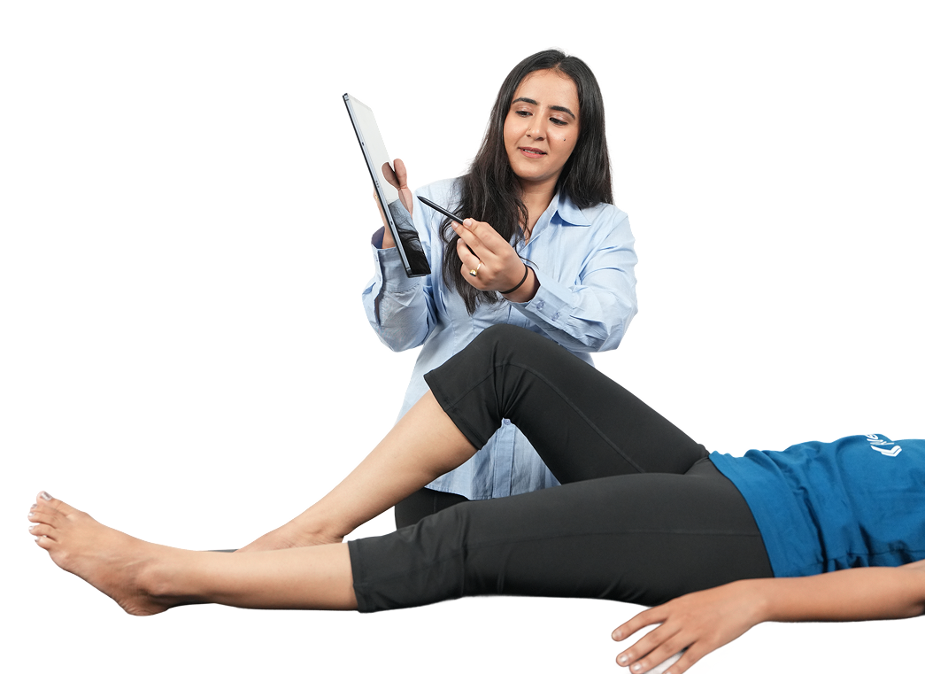 Physiotherapy session