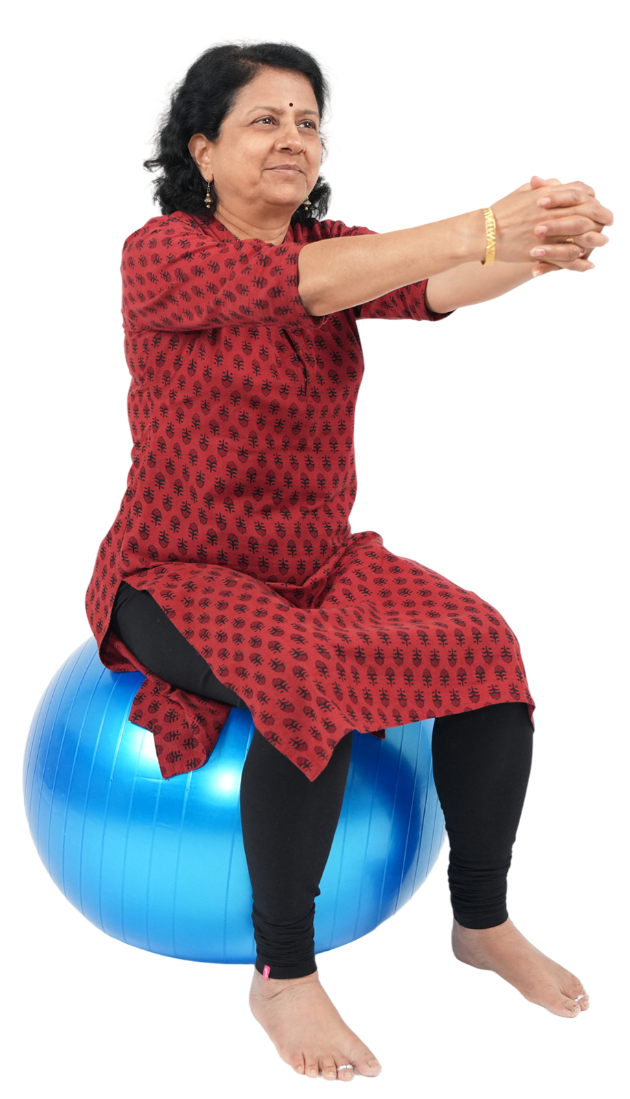 Patient performing exercises